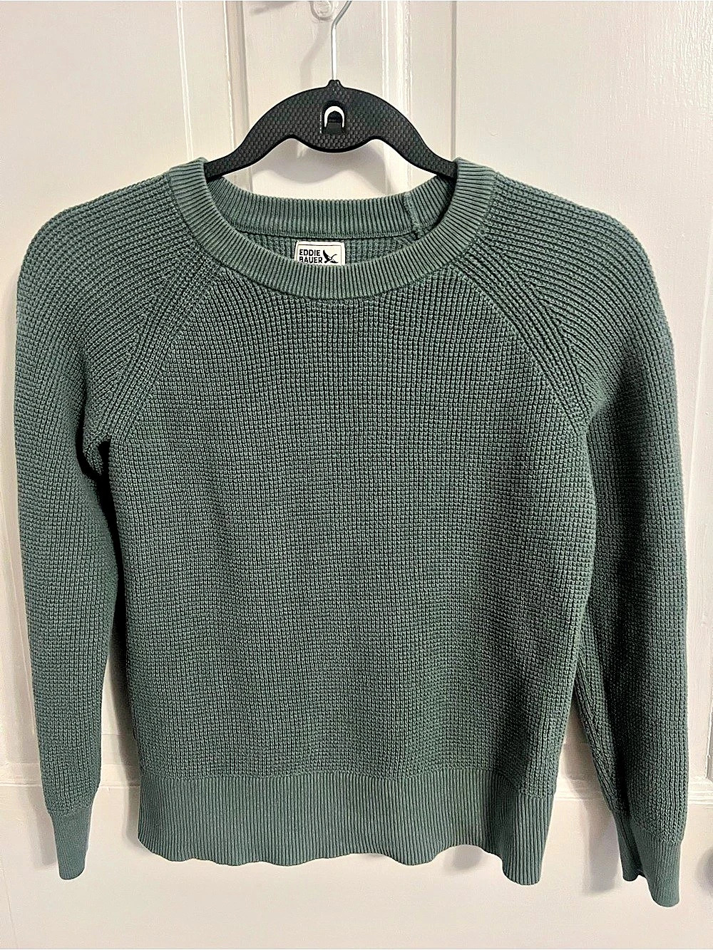 Eddie Bauer Women'Small Infinity Thermal Crew Green Size Small